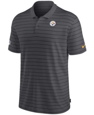 Pittsburgh Steelers Nike Polo Shirt Dri-Fit On Field Apparel Men's