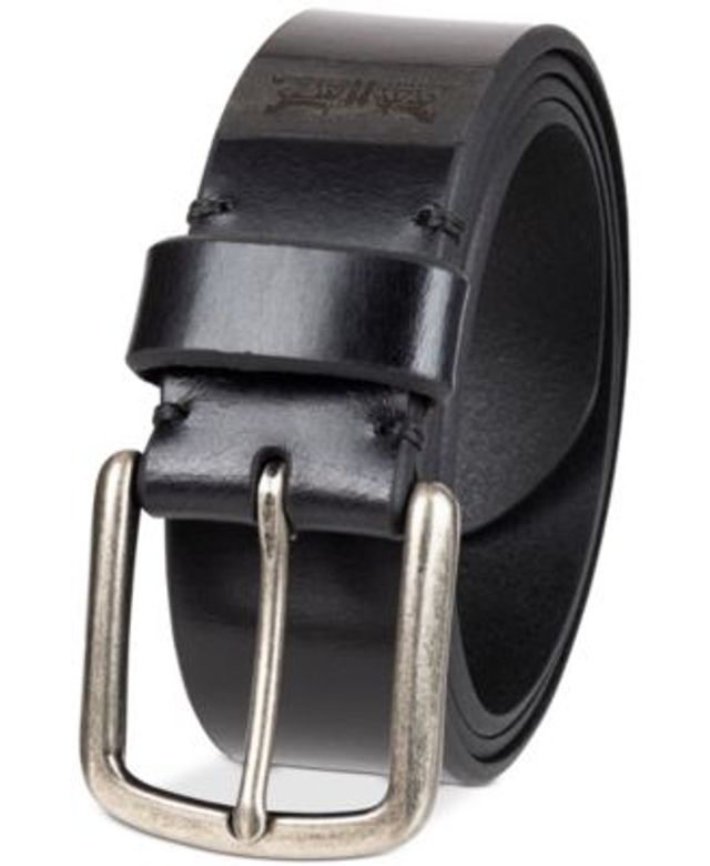 Tommy Hilfiger Men's Loop Harness Tonal Stitch Leather Belt