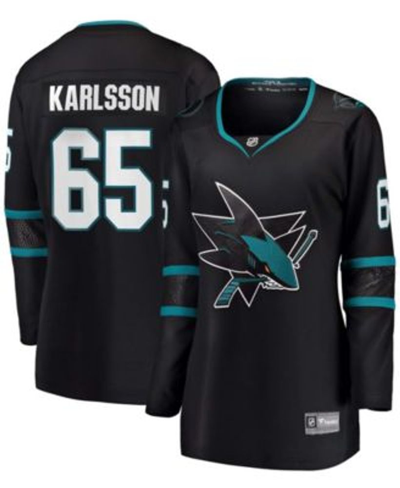 Men's Fanatics Branded Erik Karlsson Teal San Jose Sharks Home Premier Breakaway Player Jersey Size: Small