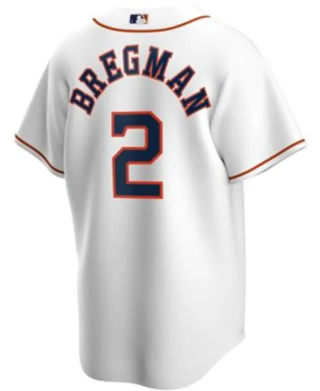 Majestic Alex Bregman Houston Astros Orange Big & Tall Replica