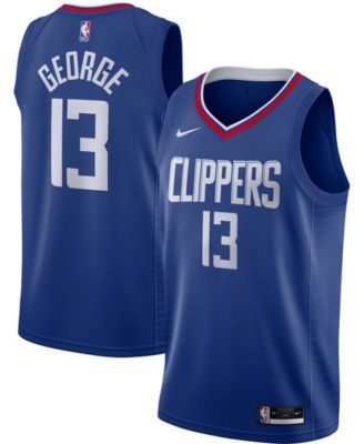 Unisex Nike Paul George Royal LA Clippers Swingman Jersey - Icon Edition Size: Large