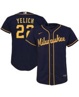 Milwaukee Brewers Nike Official Replica Alternate Road Jersey - Mens