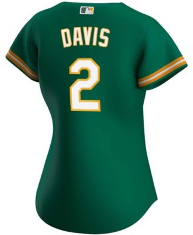 Women's Nike Khris Davis White Oakland Athletics Home Replica