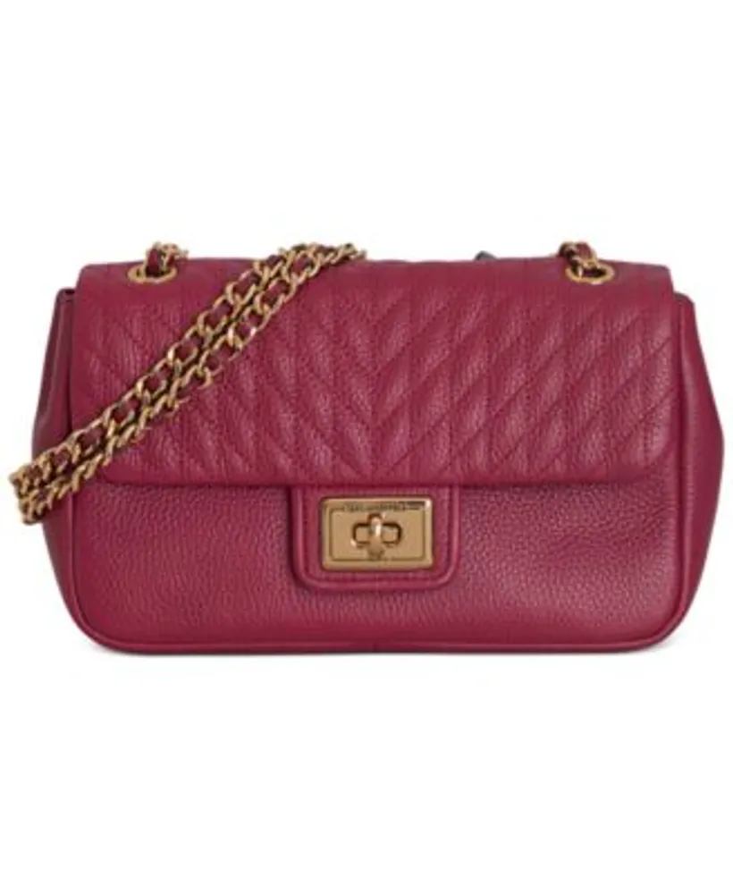 Karl Lagerfeld Paris Agyness Shoulder Bag - Pink