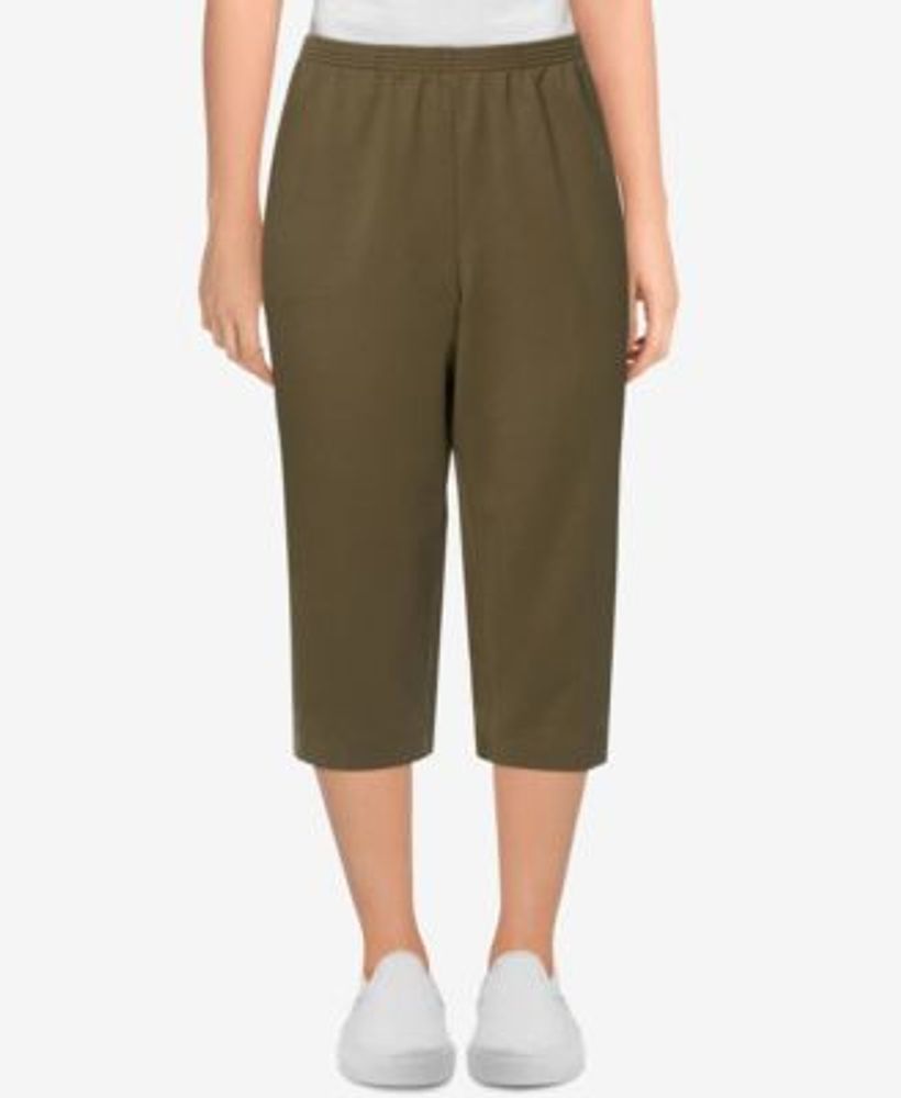 Women's Missy Easy Living Comfort Knit Capri Pants