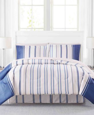 Franklin Stripe Comforter Set, Created for Macy's