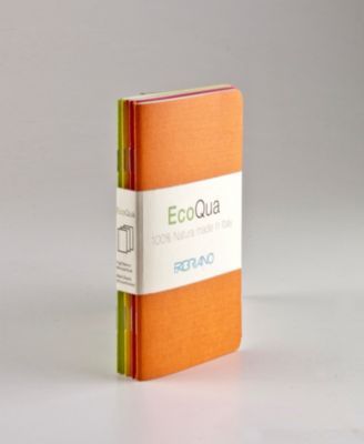EcoQua Pocket Sized Notebooks, 4 Pieces