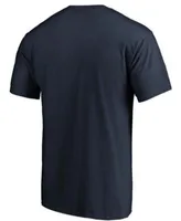 Men's Fanatics Branded Navy Houston Texans Big & Tall Team Logo Lockup T- Shirt