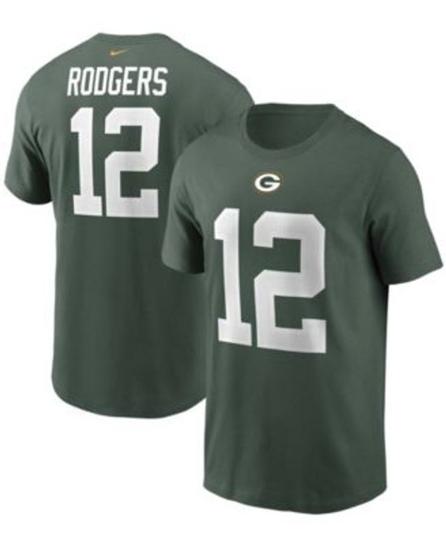 Nike Men's Aaron Rodgers White New York Jets Player Name and Number T-shirt  - Macy's