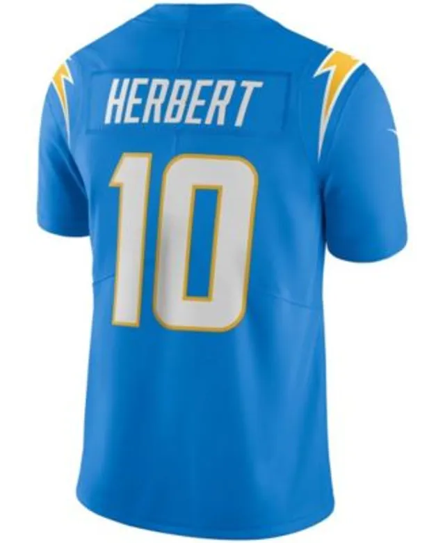 Nike Men's Justin Herbert Los Angeles Chargers Vapor Limited Jersey - Powder Blue