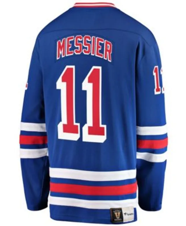 Fanatics Branded Men's Blue New York Rangers Premier Breakaway Heritage Blank Jersey - Blue