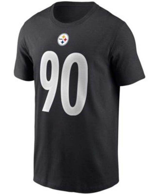 Nike Men's T.J. Watt Black Pittsburgh Steelers Name and Number T-shirt