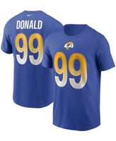 Men's Aaron Donald Olive Los Angeles Rams 2022 Salute To Service Name and  Number T-shirt