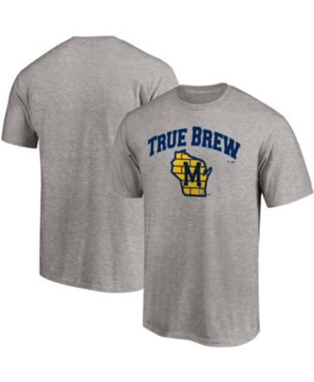 47 Heathered Gray Milwaukee Brewers Regional Super Rival T-Shirt Heather Gray