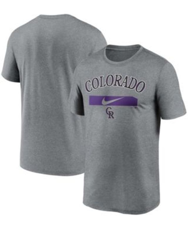 Men's Nike Purple Colorado Rockies New Legend Logo T-Shirt