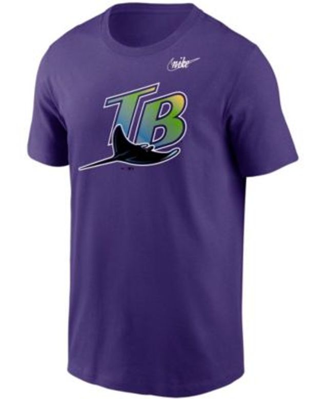 Nike Youth Tampa Bay Rays Navy Logo Velocity T-Shirt