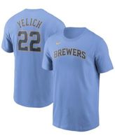 Nike Men's White Milwaukee Brewers Team T-shirt - Macy's