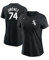 Men's Nike Yoan Moncada Black Chicago White Sox Name & Number T-Shirt