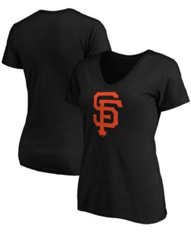 Women's G-III 4Her by Carl Banks White San Francisco Giants Baseball V-Neck Fitted T-Shirt Size: Small