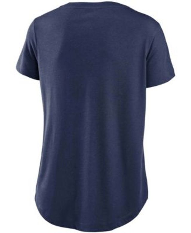 Profile Women's White and Navy Seattle Mariners Plus Colorblock T-shirt