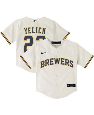 Christian Yelich Milwaukee Brewers Nike Women's Name & Number T-Shirt - Navy