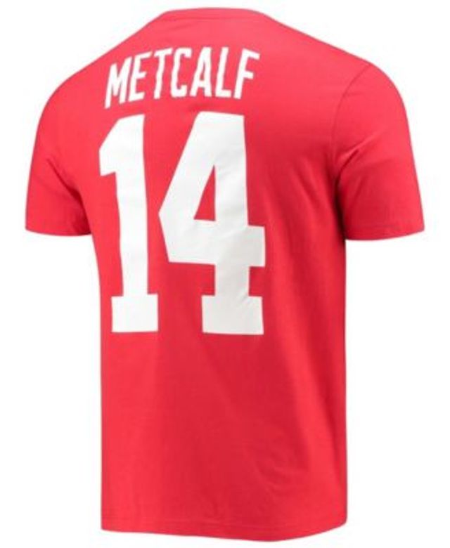 Men's Nike Dk Metcalf Olive Seattle Seahawks 2022 Salute to Service Name & Number T-Shirt