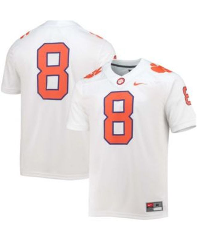 Nike Men's Clemson Tigers Orange Dri-Fit Replica Baseball Jersey, Small