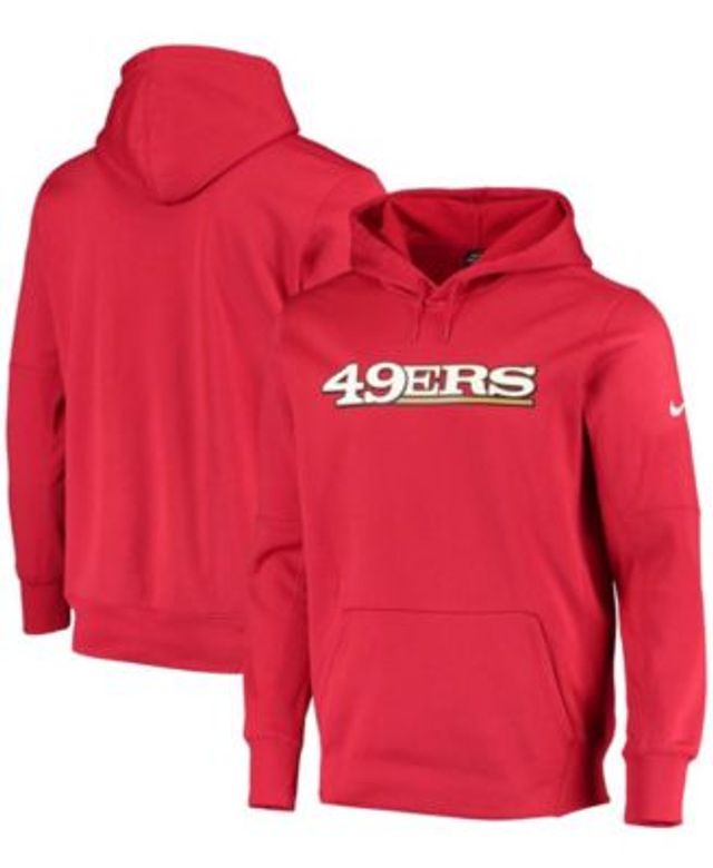 Nike Men's Black San Francisco 49Ers Sideline Logo Performance Pullover  Hoodie - Macy's