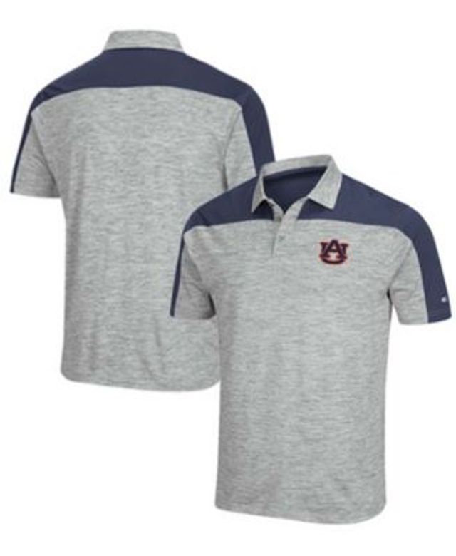 Men's Antigua Heathered Gray Sacramento Kings Affluent Polo