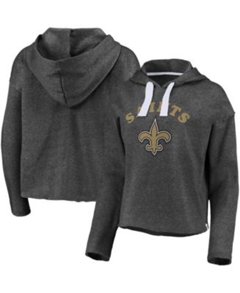 New Orleans Saints Nike Fashion Color Block Pullover Hoodie - Black