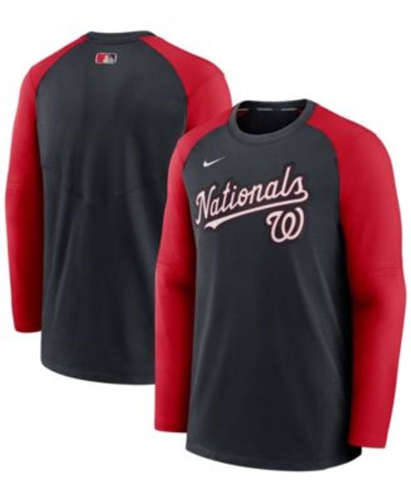 Men's Washington Nationals Nike Red Authentic Collection Performance Long  Sleeve T-Shirt