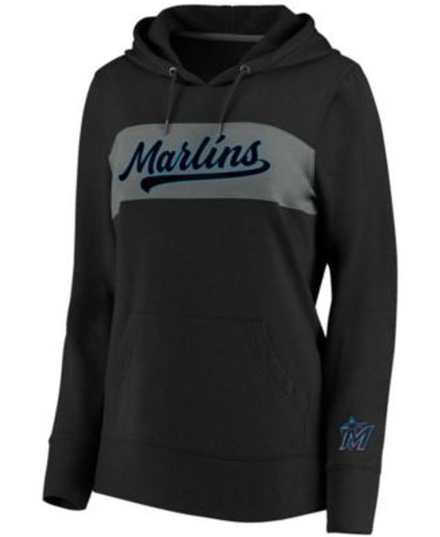 Miami Marlins NIKE Authentic Thermal Crew Performance Pullover