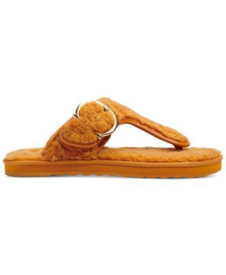 COACH Women's Hollie Cozy T-Strap Slippers | Mall of America®