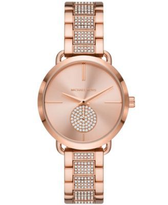 Women's Portia Rose Gold-Tone Stainless Steel Bracelet Watch, 36mm