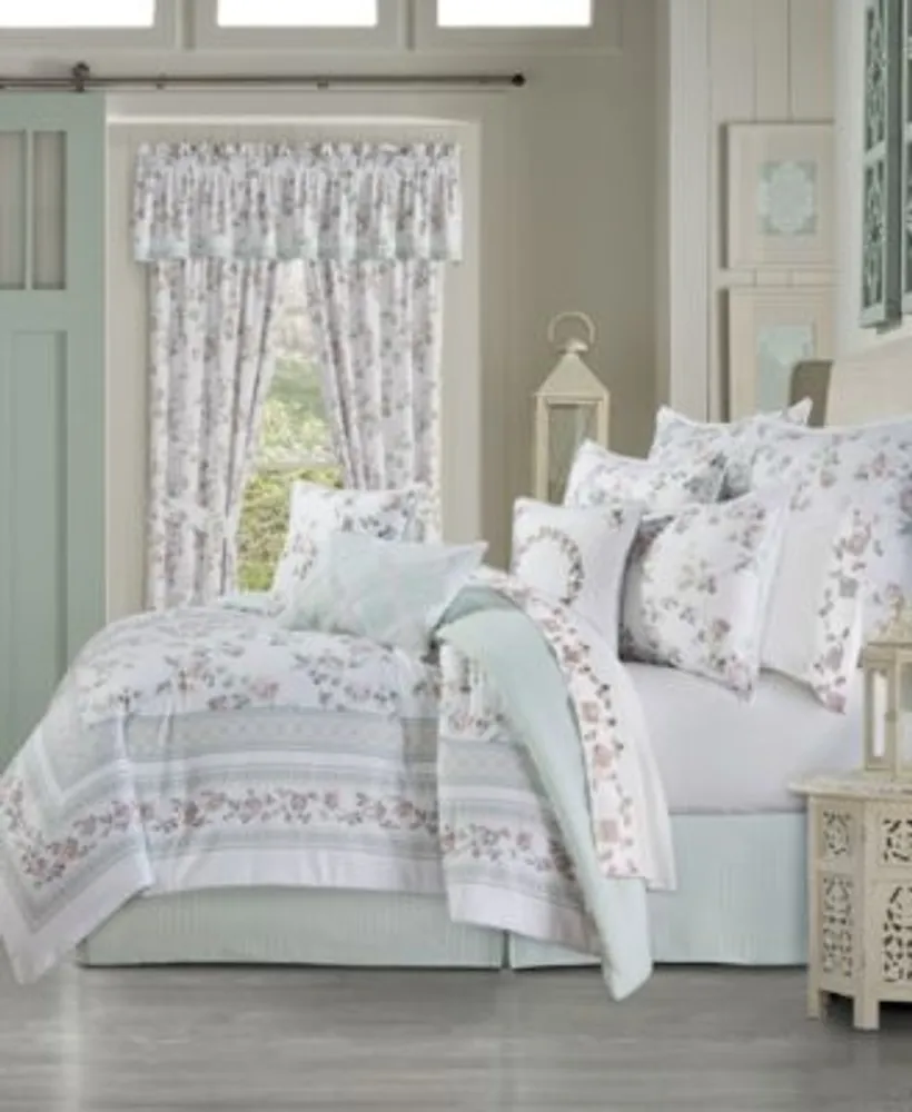 ROYAL FLORAL Linen King Size Bedspread Queen Size Bedspread