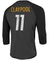 NIKE Men'S Chase Claypool Black Pittsburgh Steelers Name And Number T-Shirt  for Men