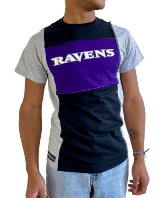 New Era Women's Baltimore Ravens Panel Boxy Purple T-Shirt