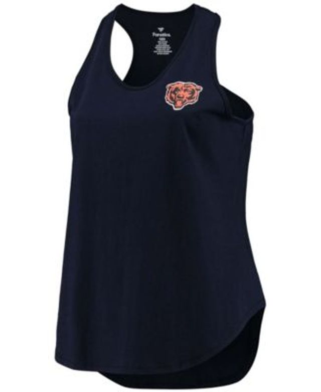 Women's Chicago Bears Nike Navy Team Name City Tri-Blend Racerback Tank Top