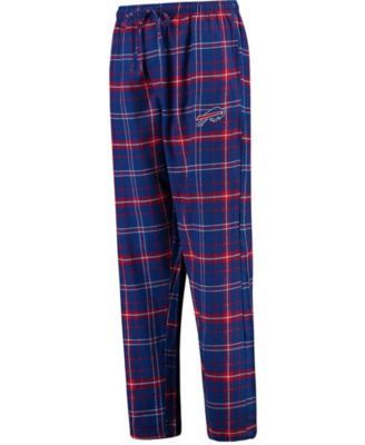 Men's Royal Buffalo Bills Ultimate Plaid Flannel Pajama Pants
