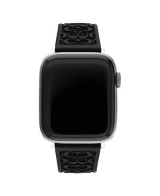 Black Silicone Strap 42/44/45mm Apple Watch Band