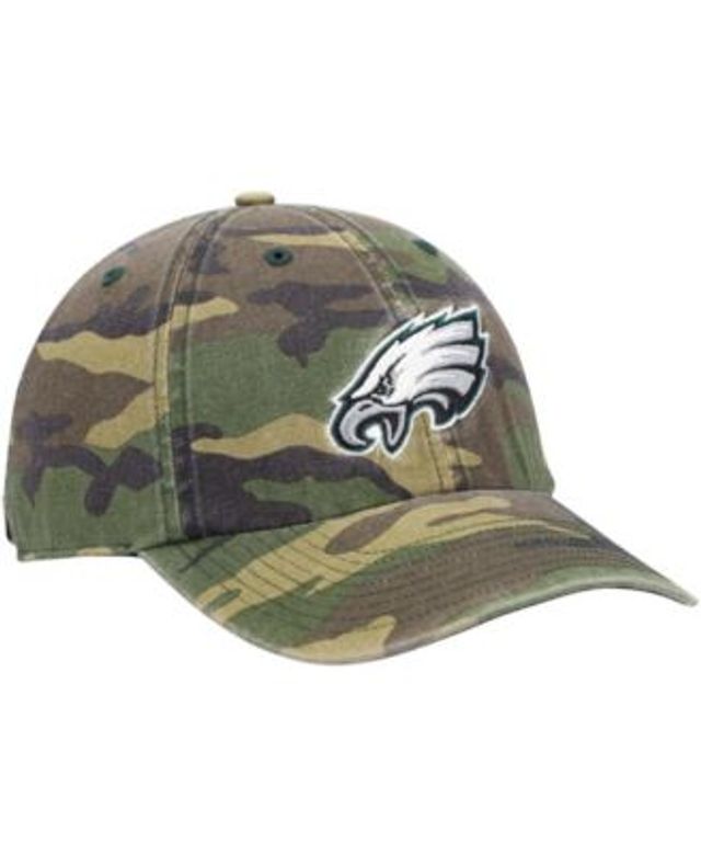 47 Men's Camo Philadelphia Eagles Woodland Clean Up Adjustable Hat