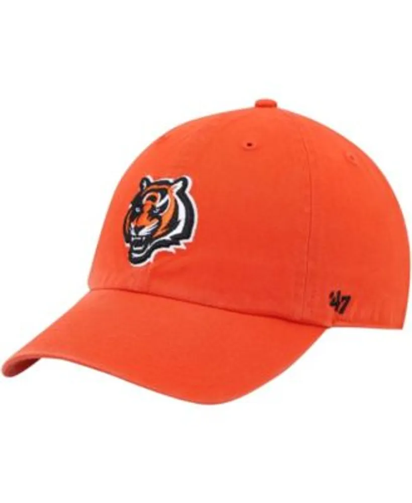 Men's '47 Gray Cincinnati Bengals Clean Up Adjustable Hat