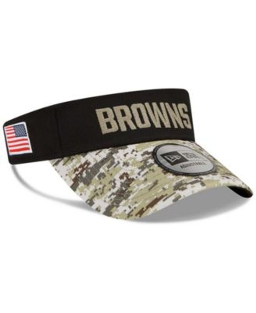 New Era Men's Black-Camouflage Cleveland Browns 2021 Salute To