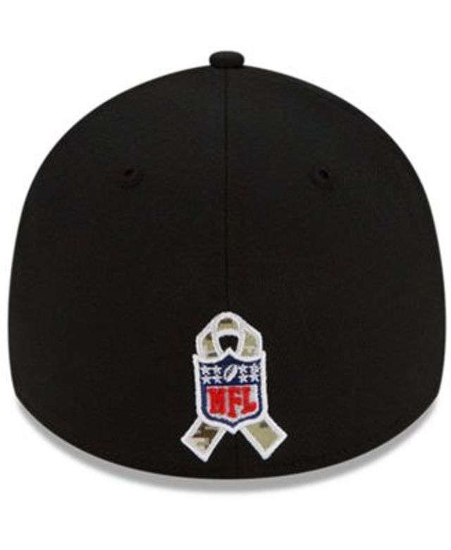 Detroit Lions New Era 2021 Salute To Service 39Thirty Flex Hat - Black