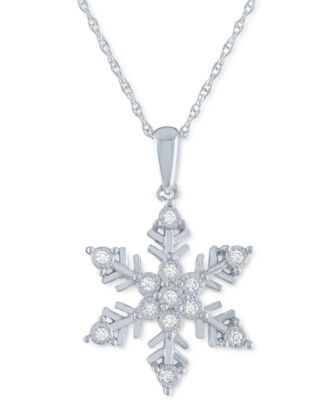 ann taylor snowflake necklace