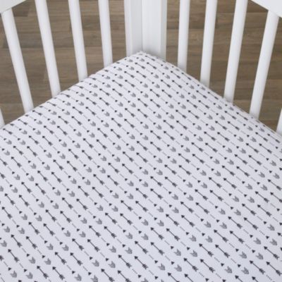 Little Man Cave Arrows Nursery Fitted Crib Sheet