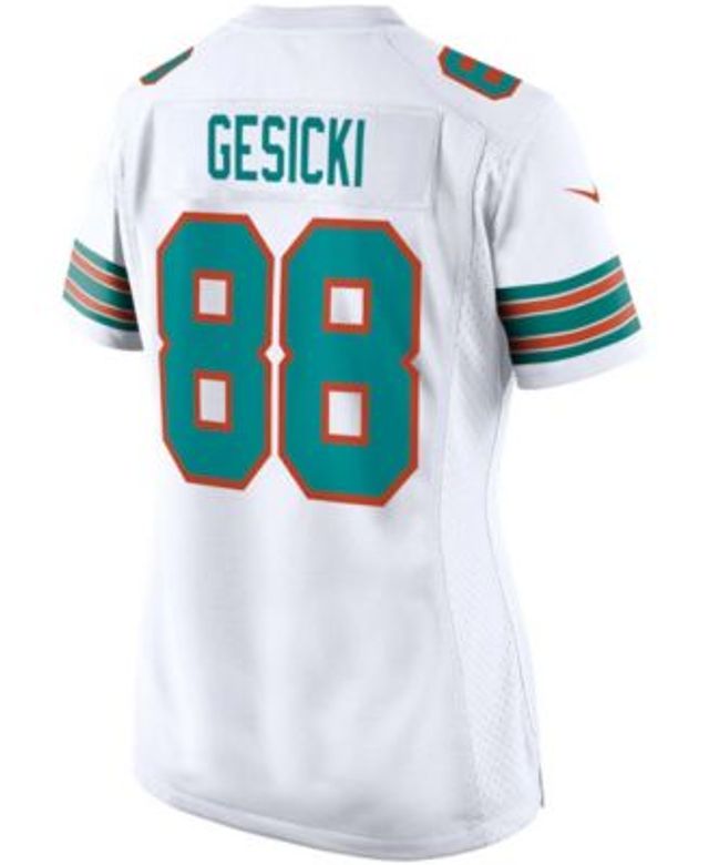 Men's Nike Mike Gesicki Aqua Miami Dolphins Alternate Game Jersey