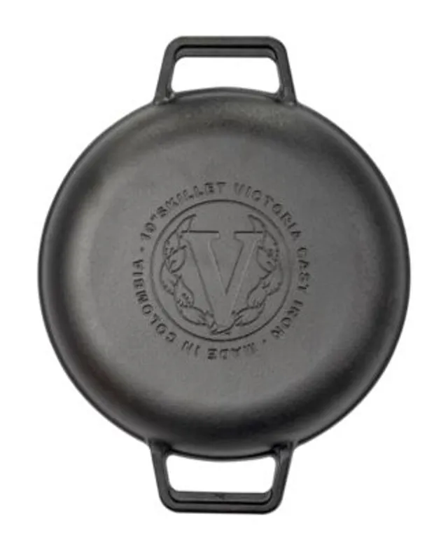 Victoria Cast Iron 15 Tawa Budare Comal, Seasoned - Black