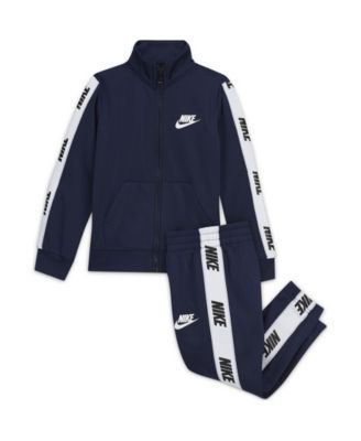 Toddler Boys Wordmark Taping Tricot Jacket and Joggers, 2 Piece Set