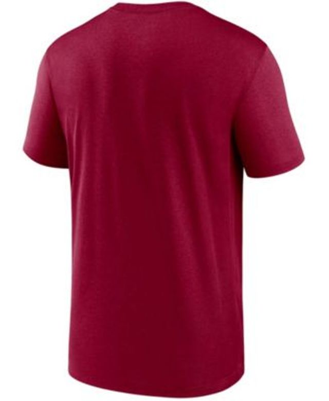 Men's Nike White/Burgundy Washington Football Team Throwback Raglan Long Sleeve T-Shirt